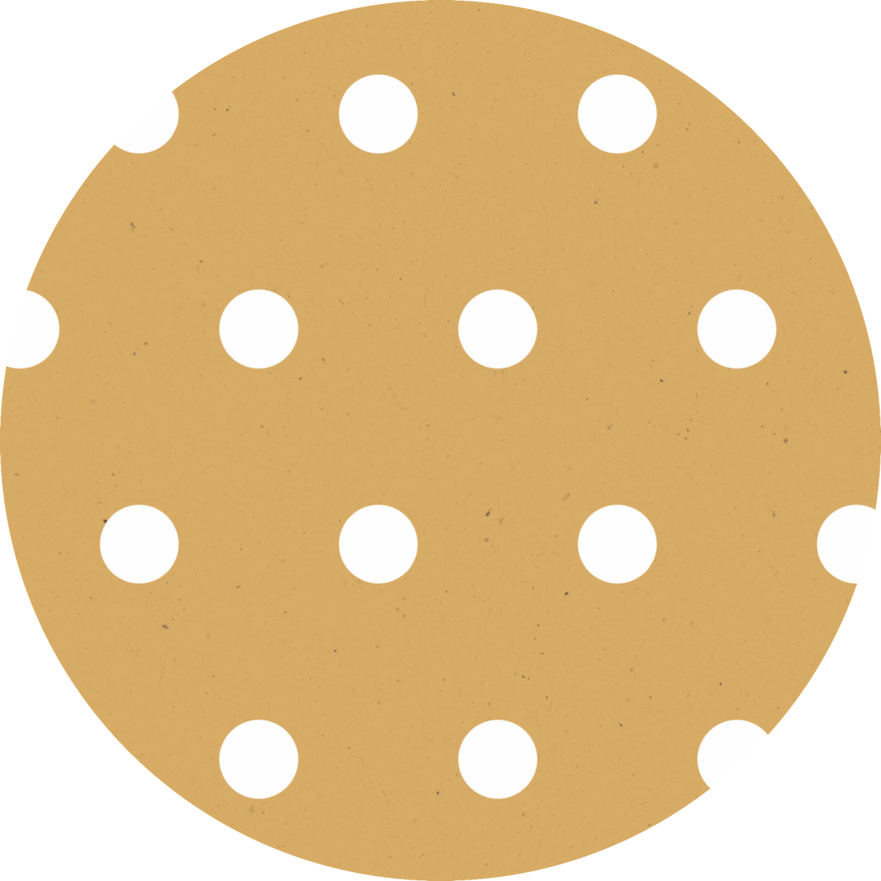 Mustard Polka Dots - The Flip Bib