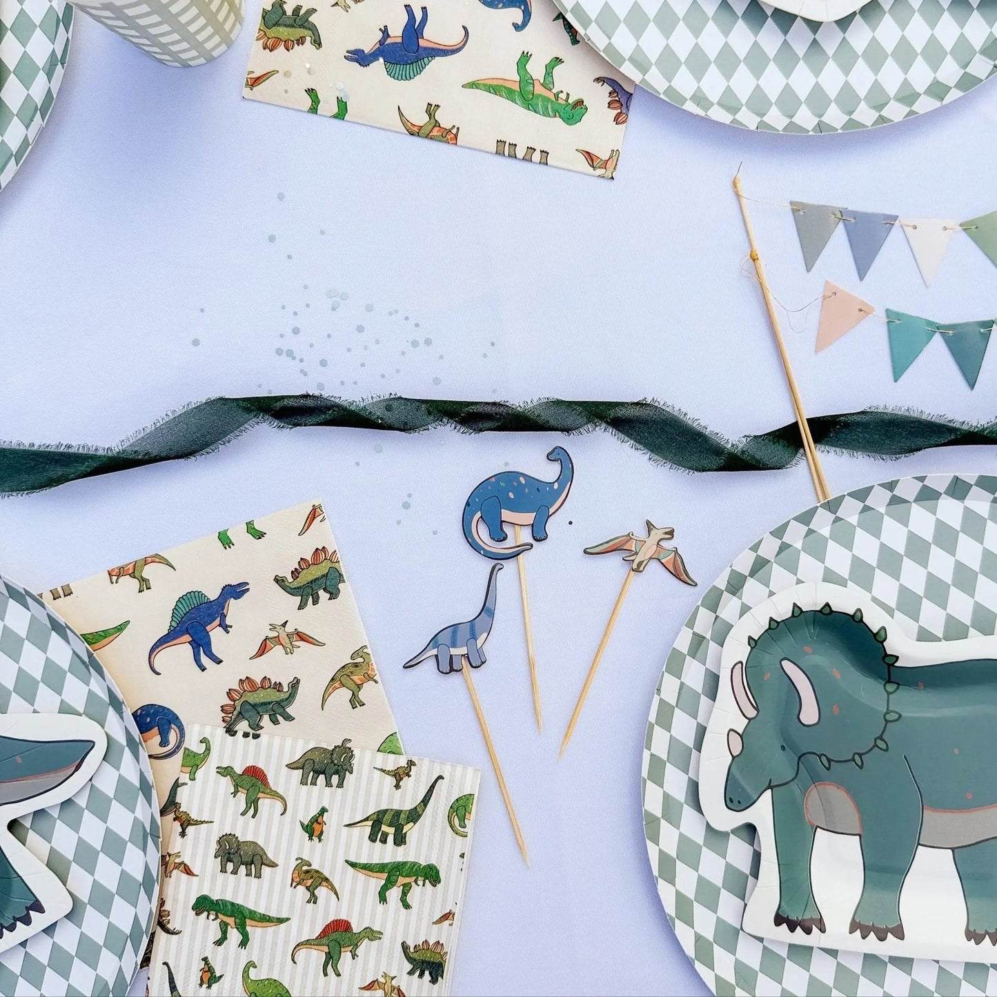 Dinosaur Cupcake Toppers – (12pcs) The Ultimate Dino Party Decor