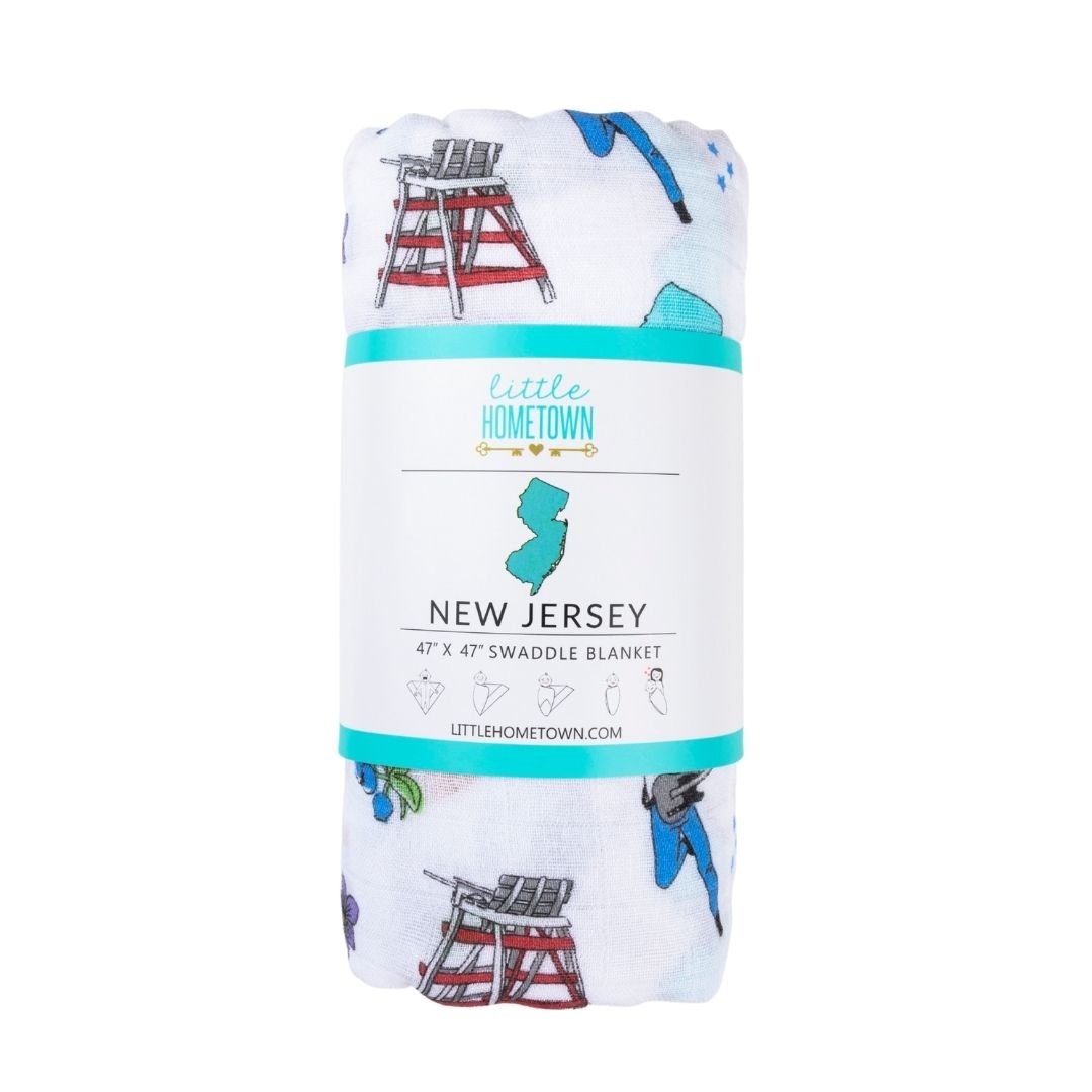 New Jersey (Rock and Roll) Gift Bundle Coming Home Outfit with Swaddle