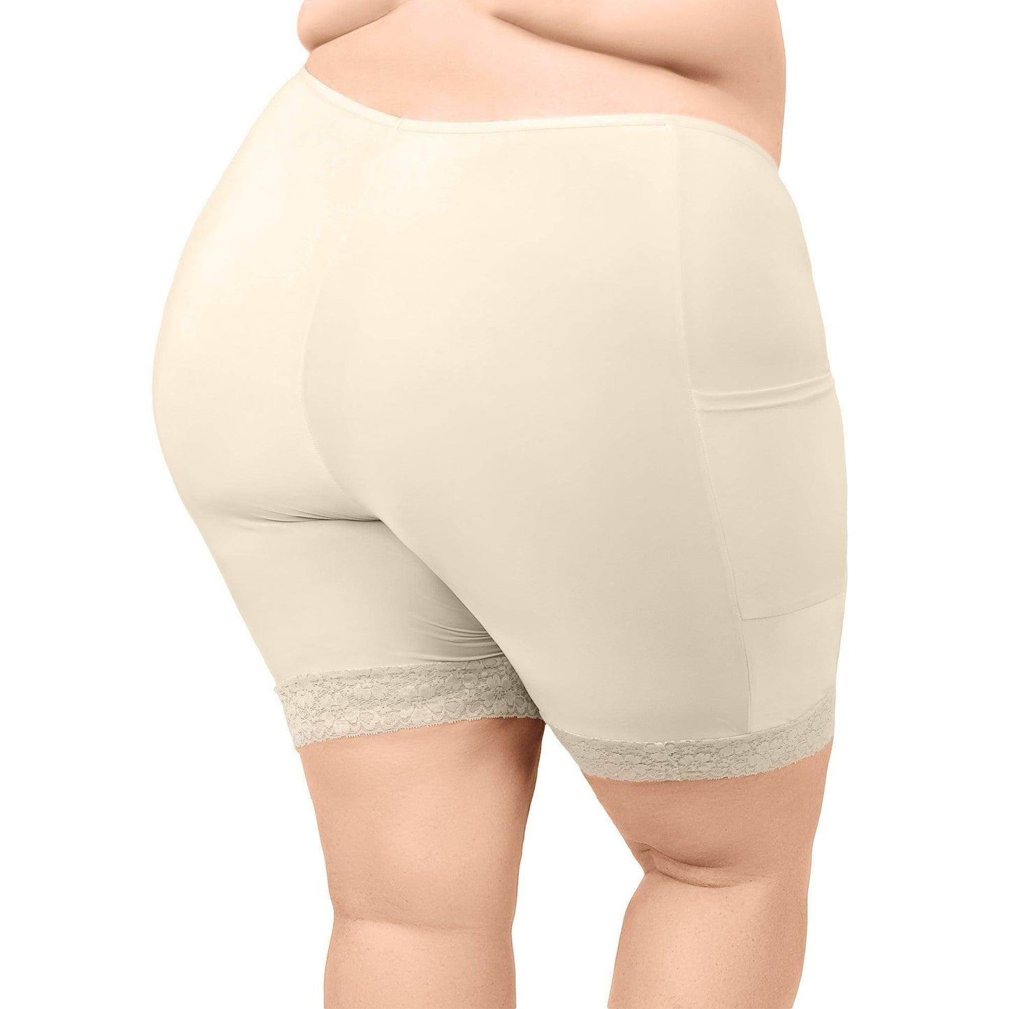 Cooling Slipshort with 2 Pockets 7" | Beige