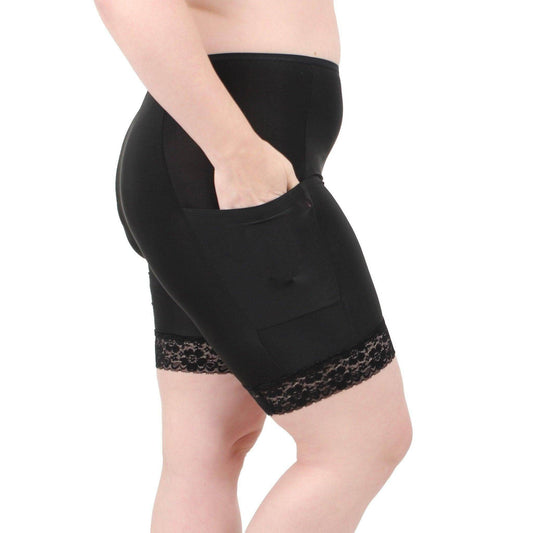 Cooling Slipshort with 2 Pockets 7" | Black