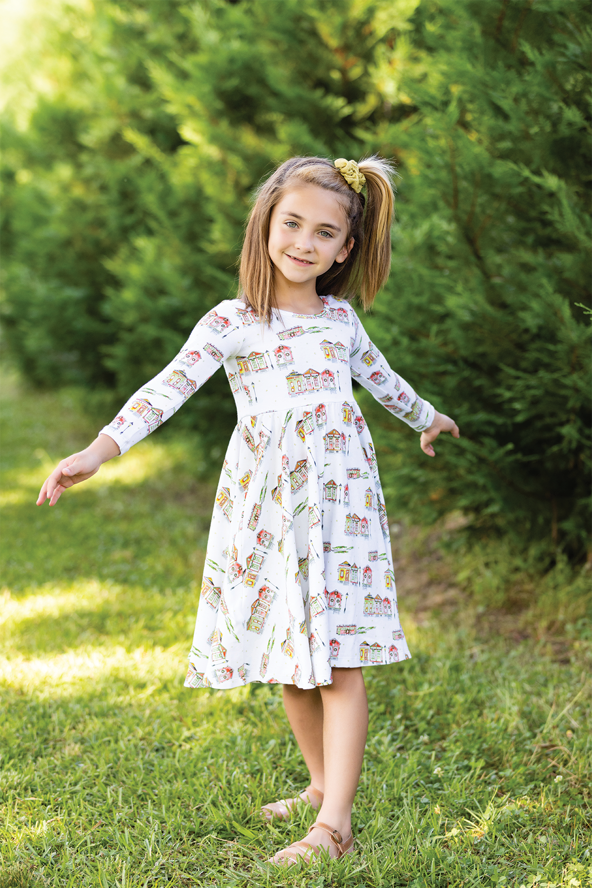 white christmas dresses Mebie Baby Christmas Plaid Smocked Dress with Classic Collar, Cotton, main image 0