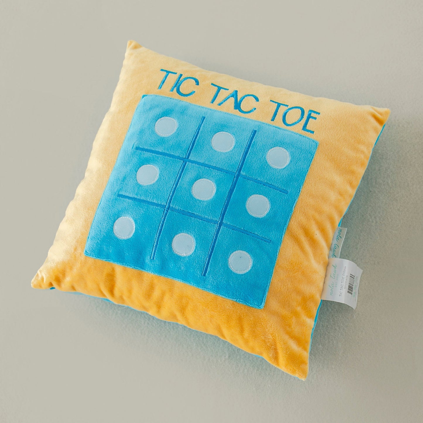 Snoball Tic Tac Toe Pillow