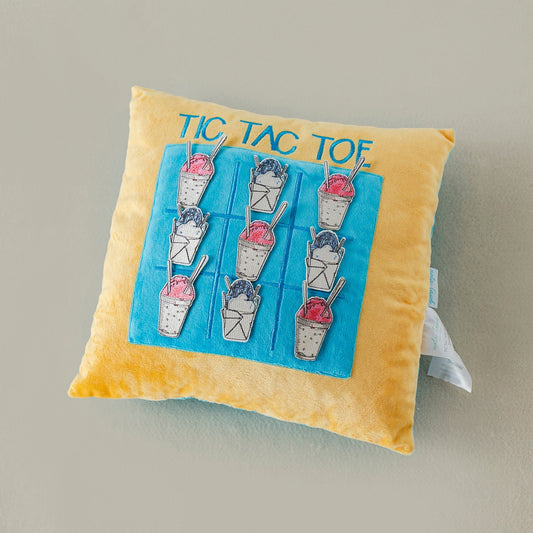 Snoball Tic Tac Toe Pillow
