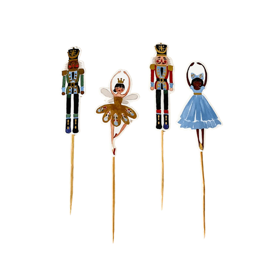 Nutcracker Christmas Cupcake Toppers