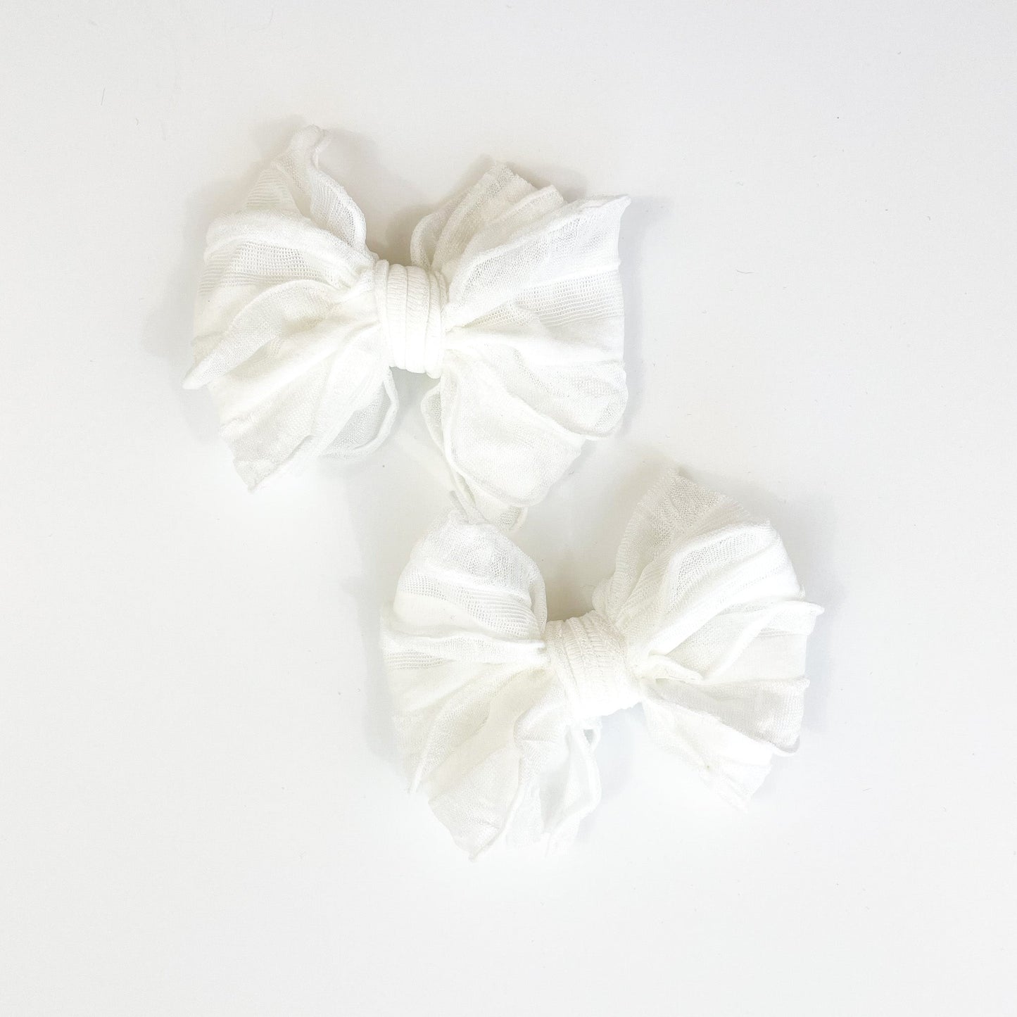 Off White | Ruffled Hair Clip