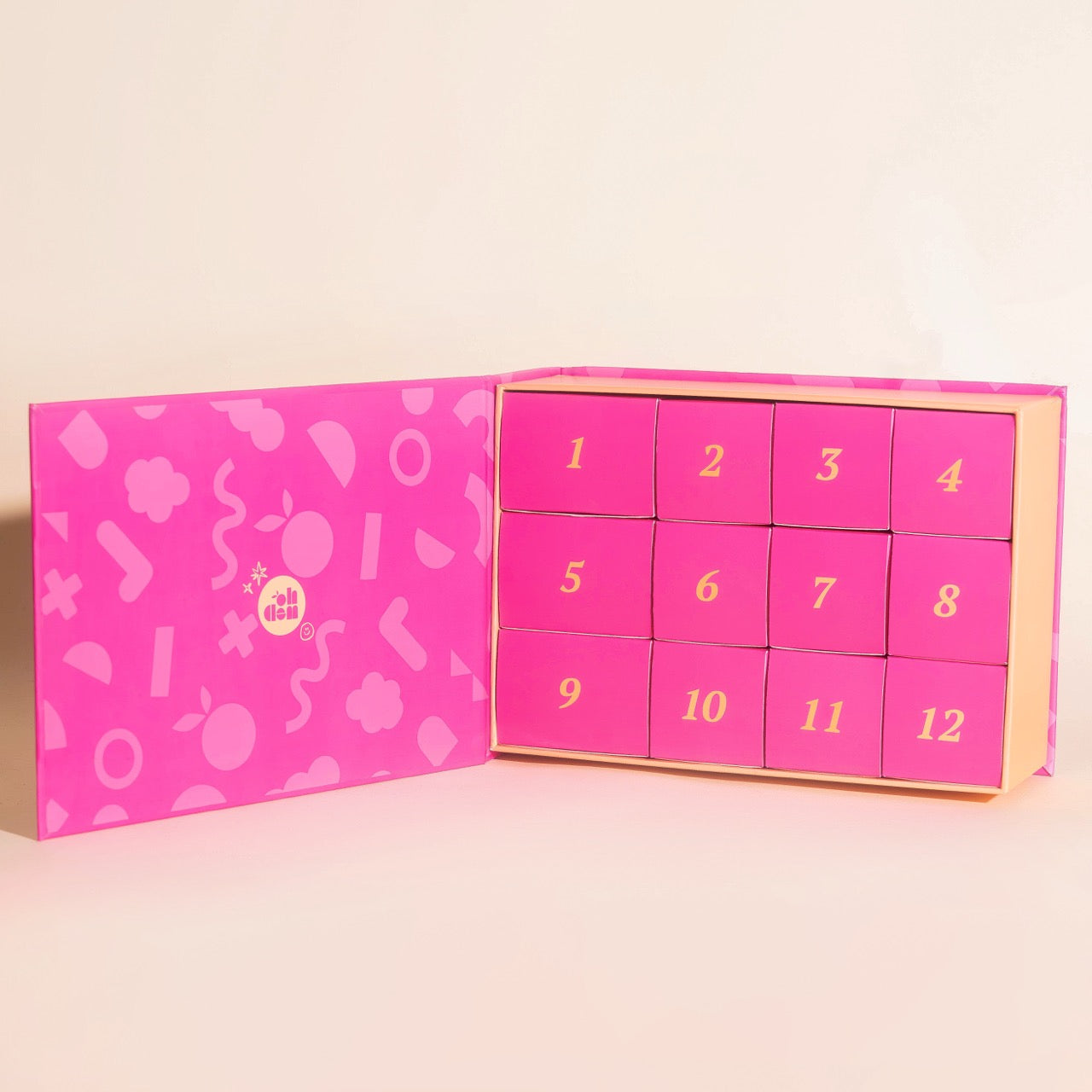 Colorful Jewelry Advent Calendar Box (12-piece)