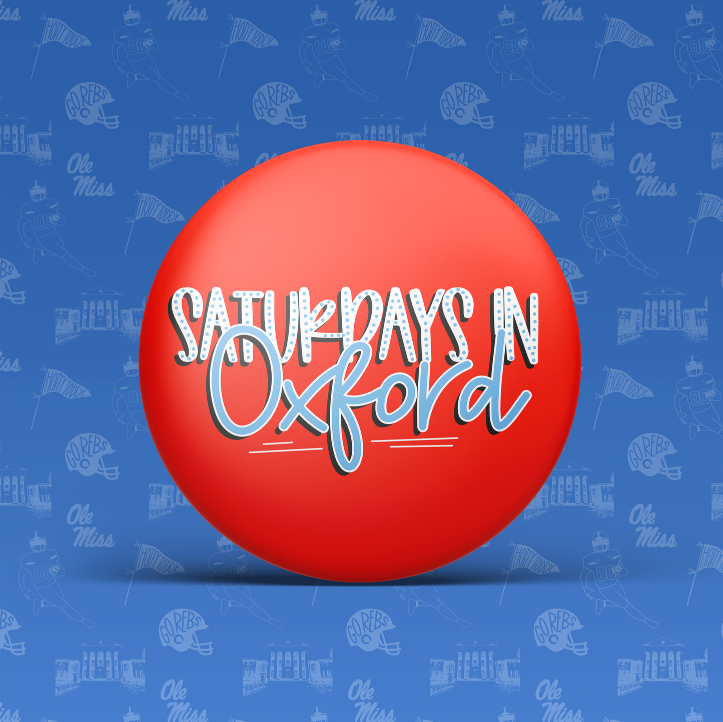 Saturdays in Oxford Button