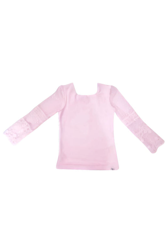 Pink Lace Layering Shirt