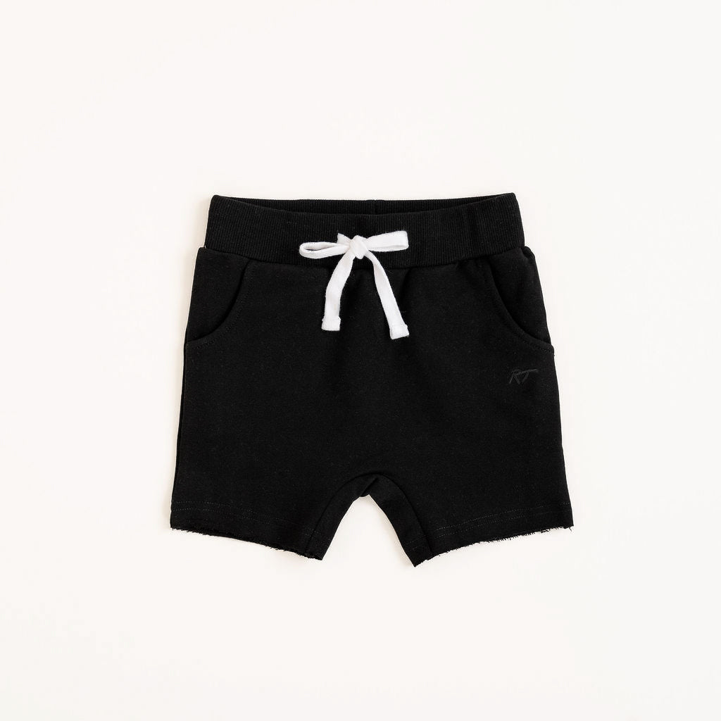 ORGANIC COTTON SHORTIES - ONYX