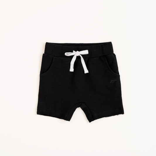 ORGANIC COTTON SHORTIES - ONYX