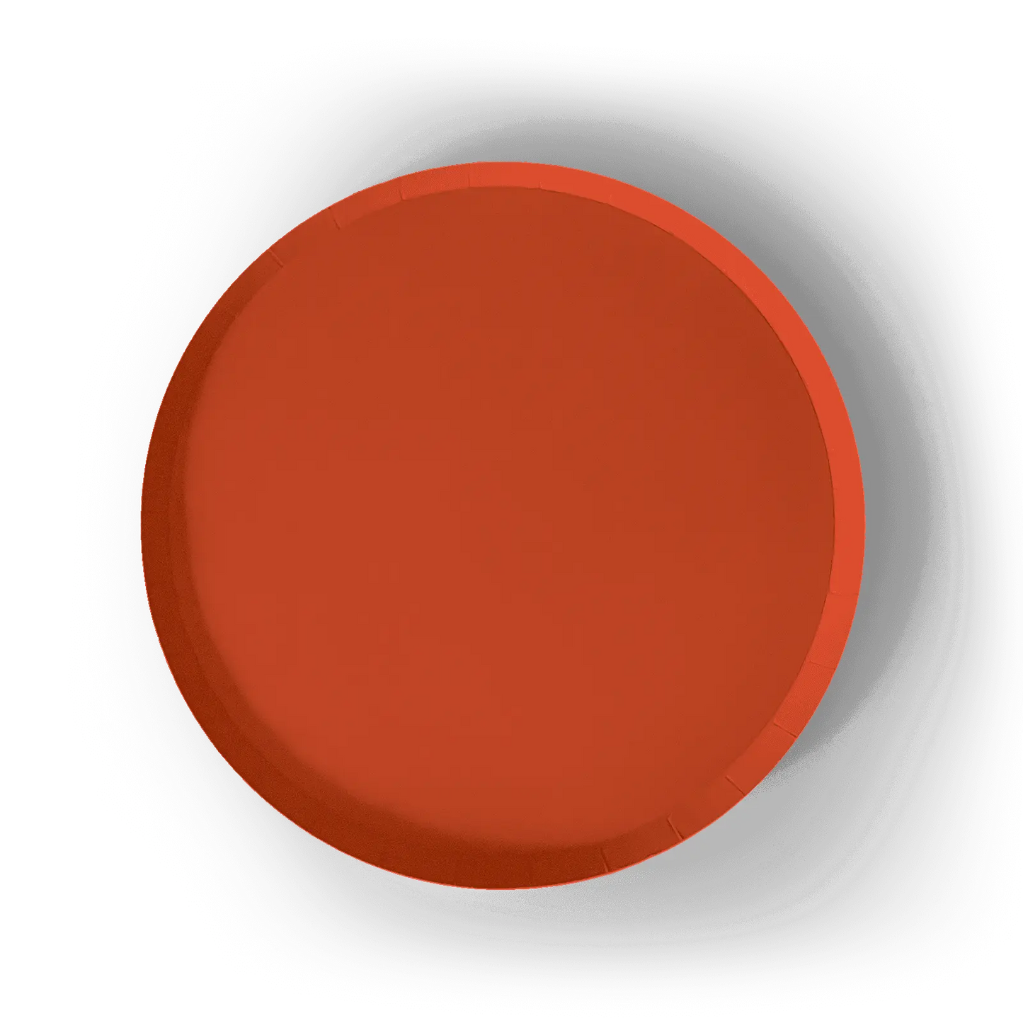 Orange Paper Party Plate (8pcs)