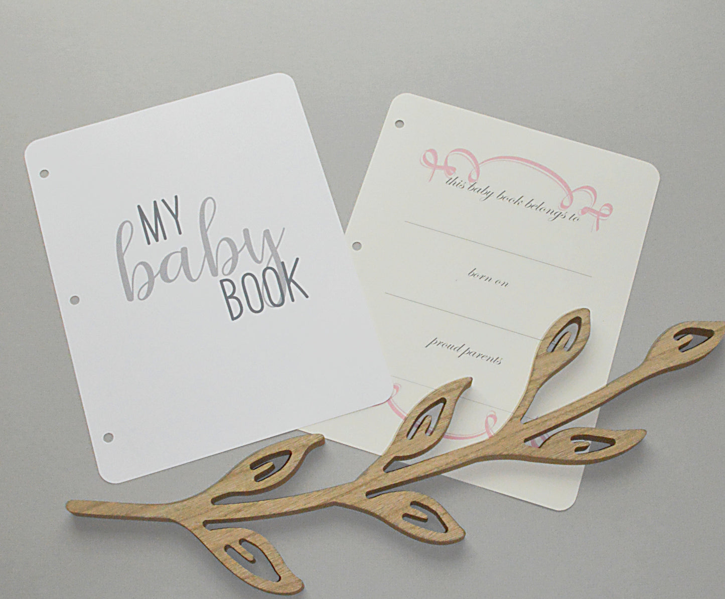 Baby Memory Book - Blue Silk (w/o Bow)