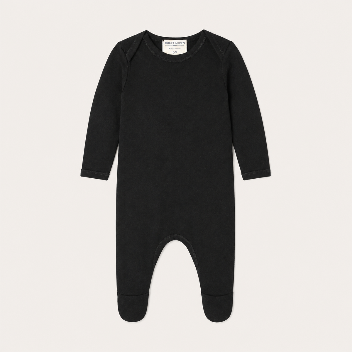 Rib Lap Tee Footie Pajama