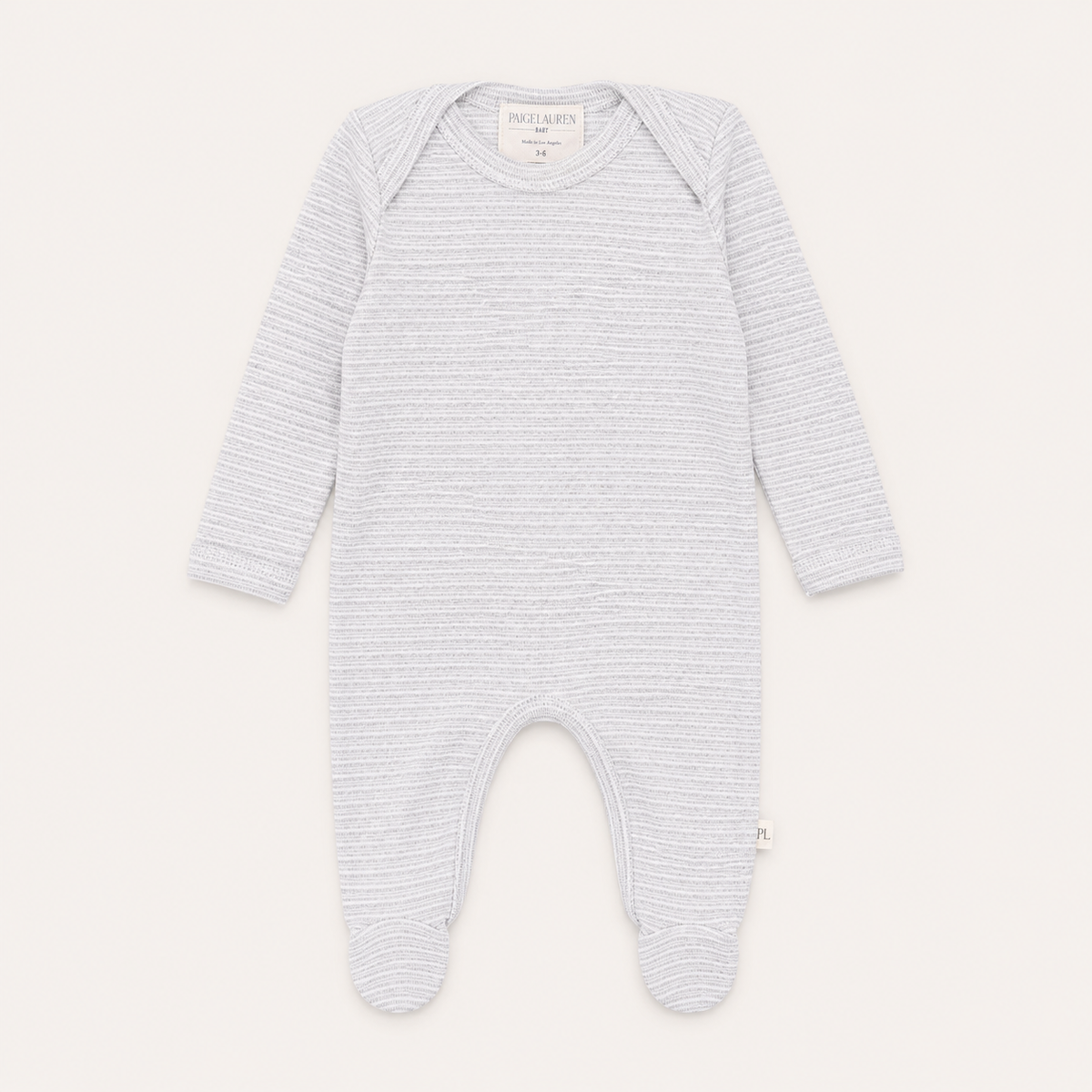 Rib Lap Tee Footie Pajama