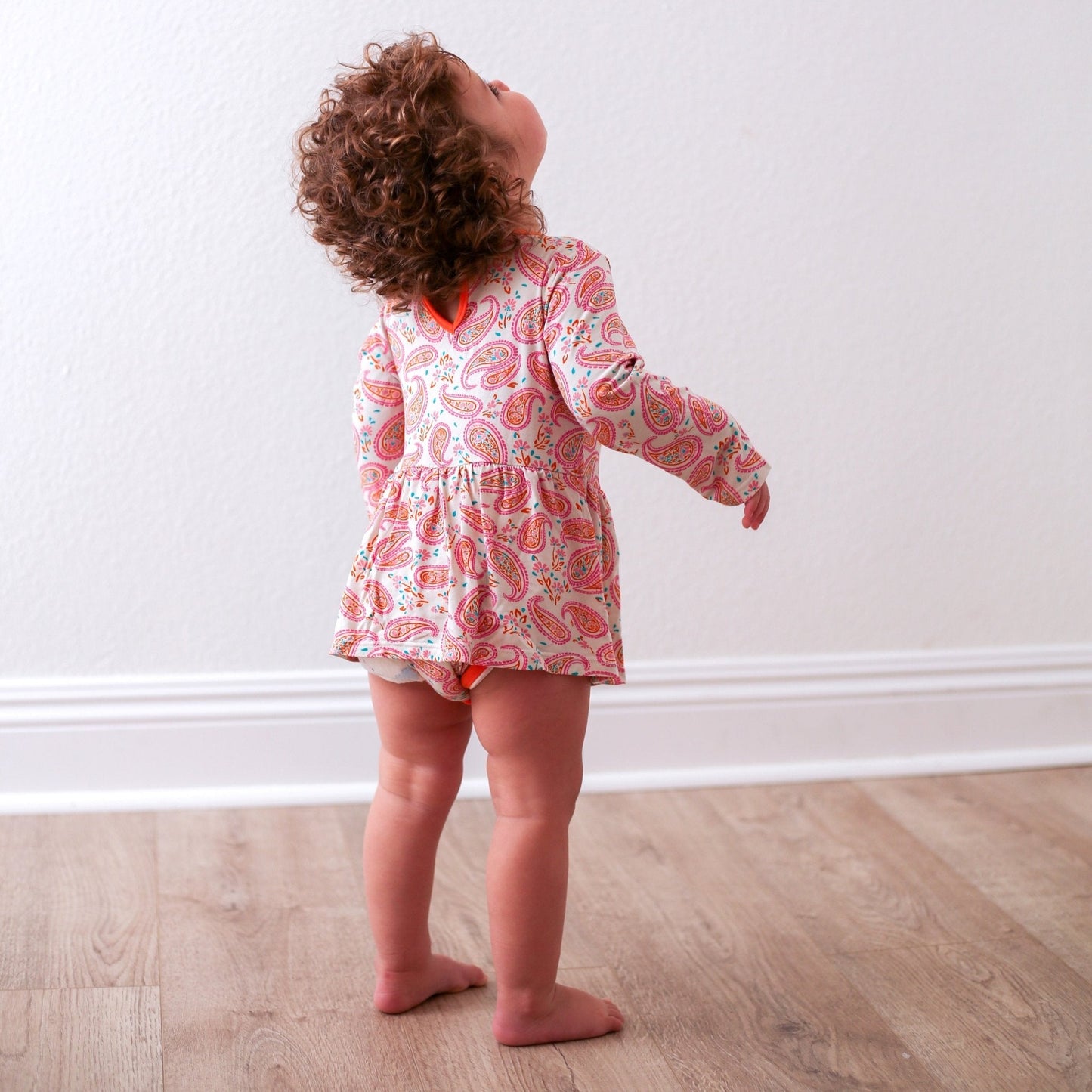 Paisley Bodysuit Dress