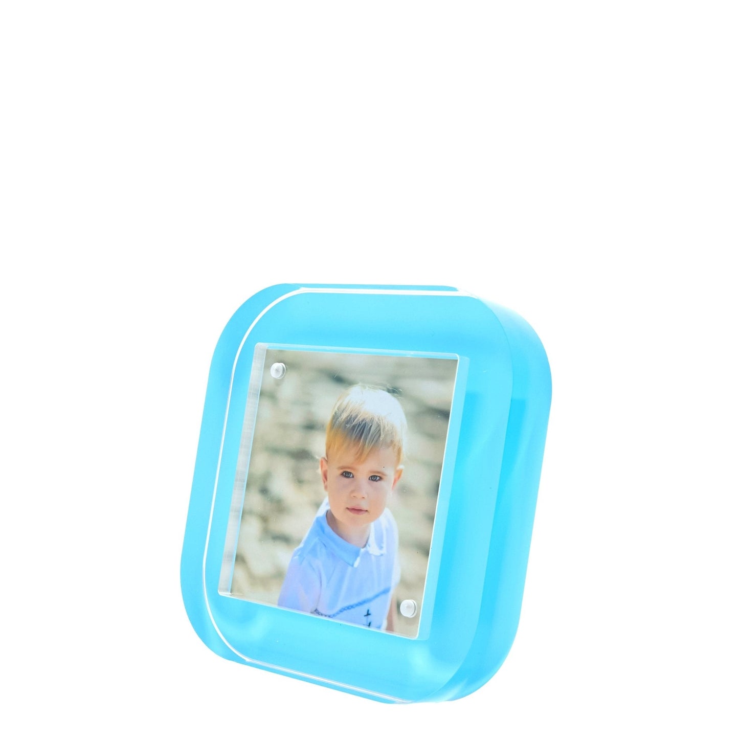 Pastel Blue Acrylic 4" x 4" Pop Frame