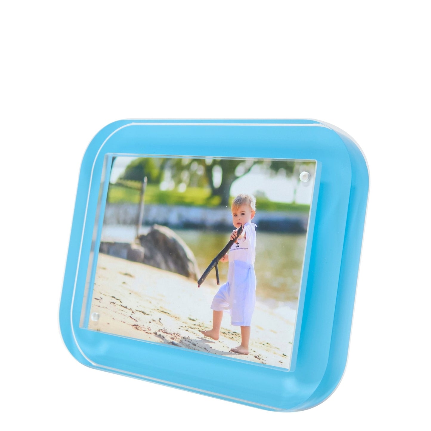 Pastel Blue Acrylic 5" x 7" Pop Frame