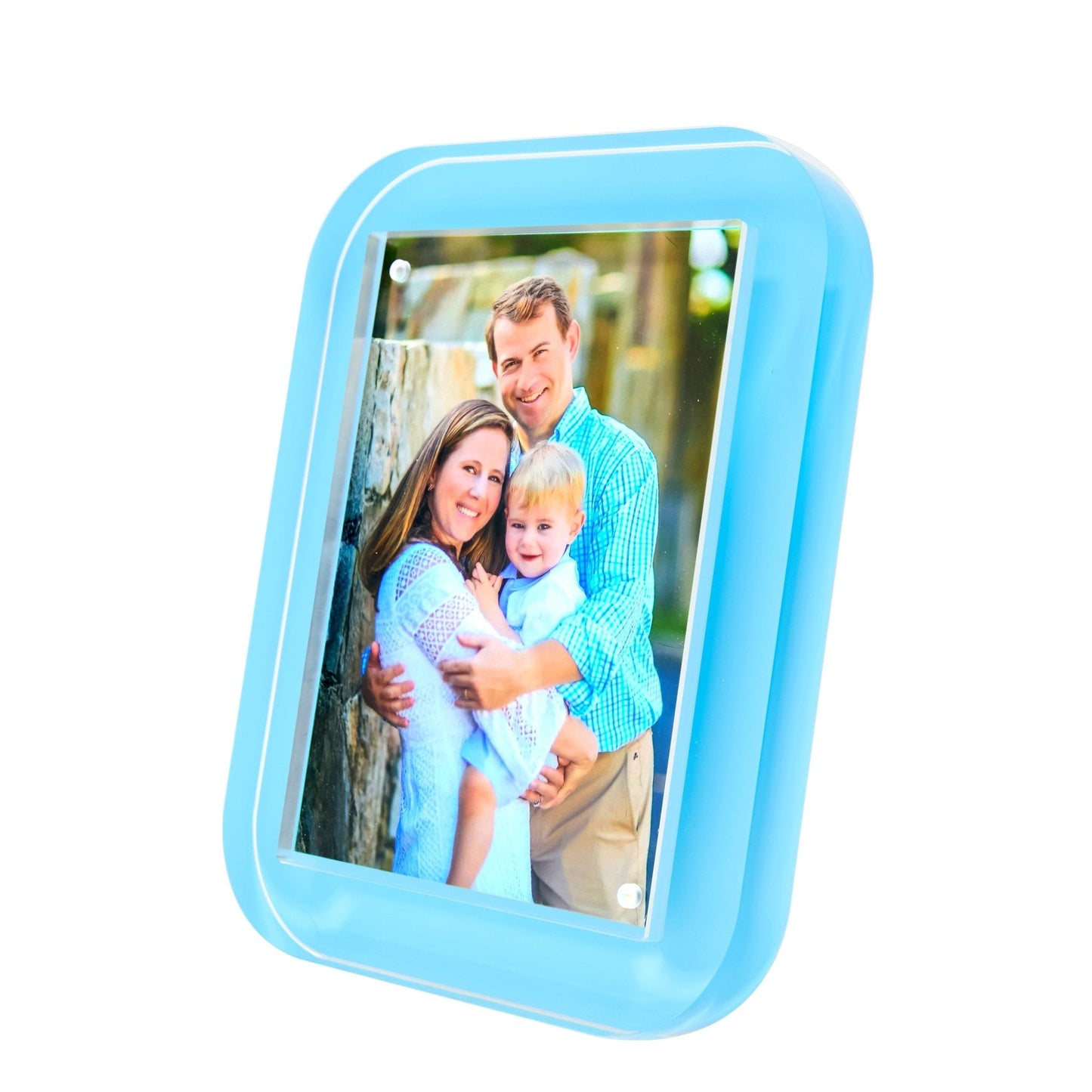 Pastel Blue Acrylic 5" x 7" Pop Frame