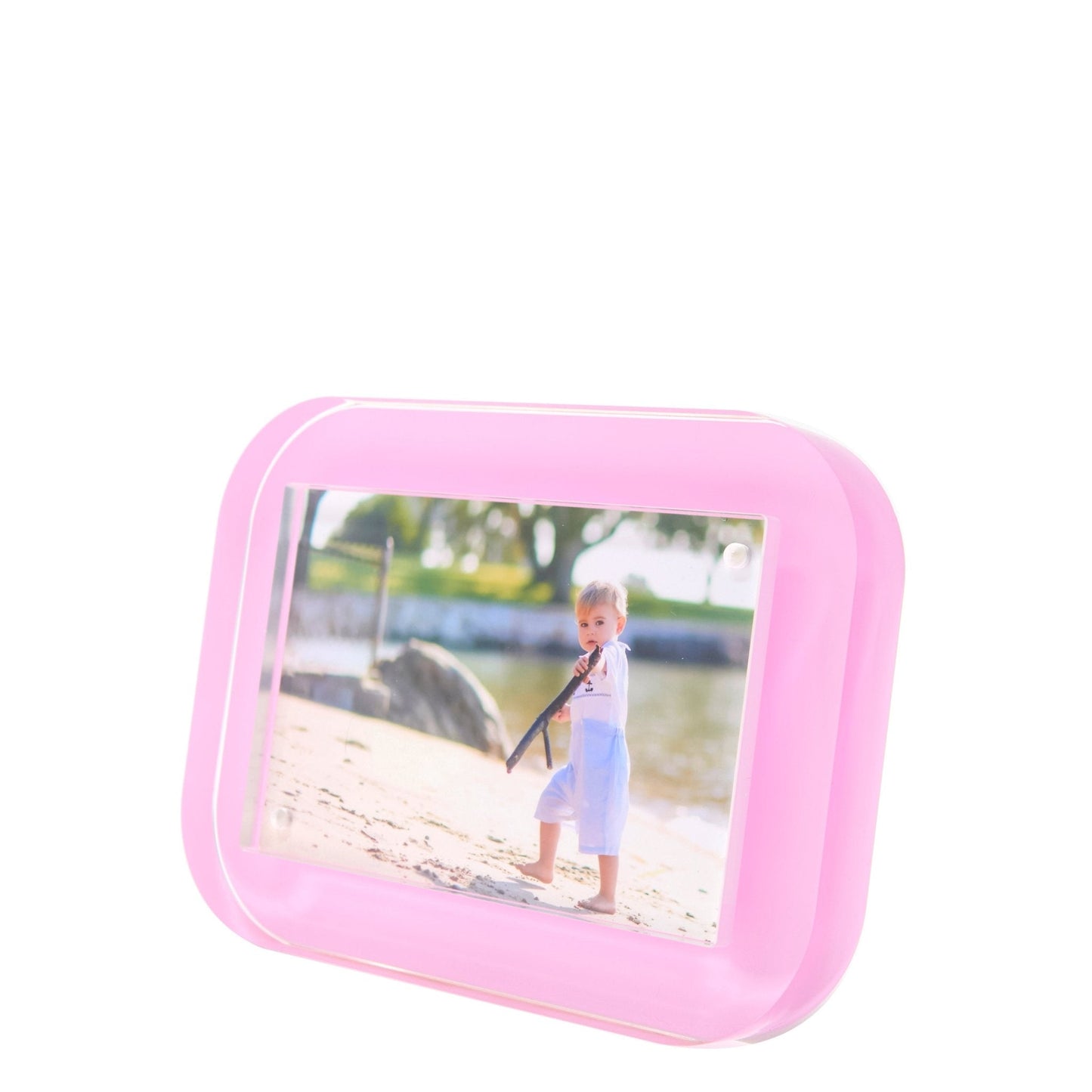 Pastel Pink Acrylic 4" x 6" Pop Frame