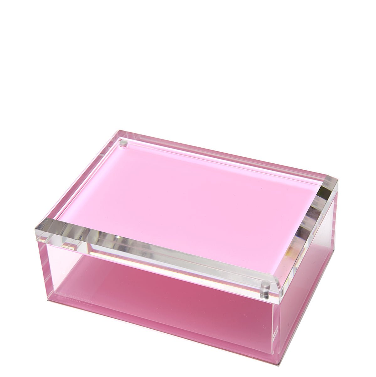 Pastel Pink Acrylic 5" x 7" Photo Box