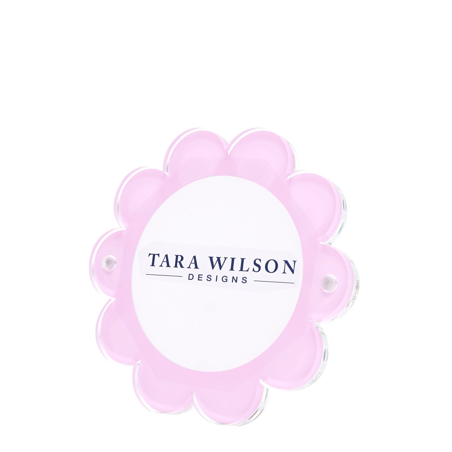 Pastel Pink Acrylic Daisy Frame