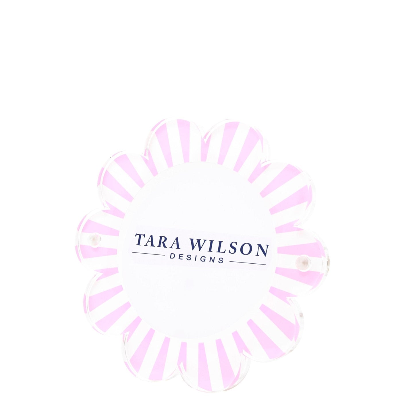 Pastel Pink & White Acrylic Daisy Frame