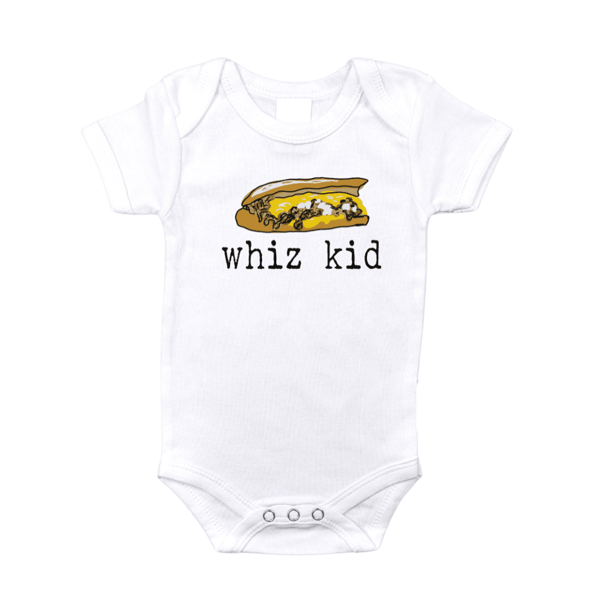 Philadelphia Baby (Whiz Kid) Gift Bundle Swaddle, Bib, and Onesie