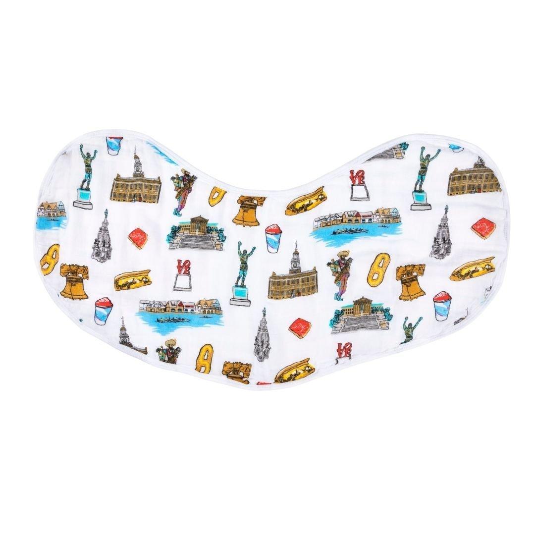 Philadelphia Baby (Whiz Kid) Gift Bundle Swaddle, Bib, and Onesie