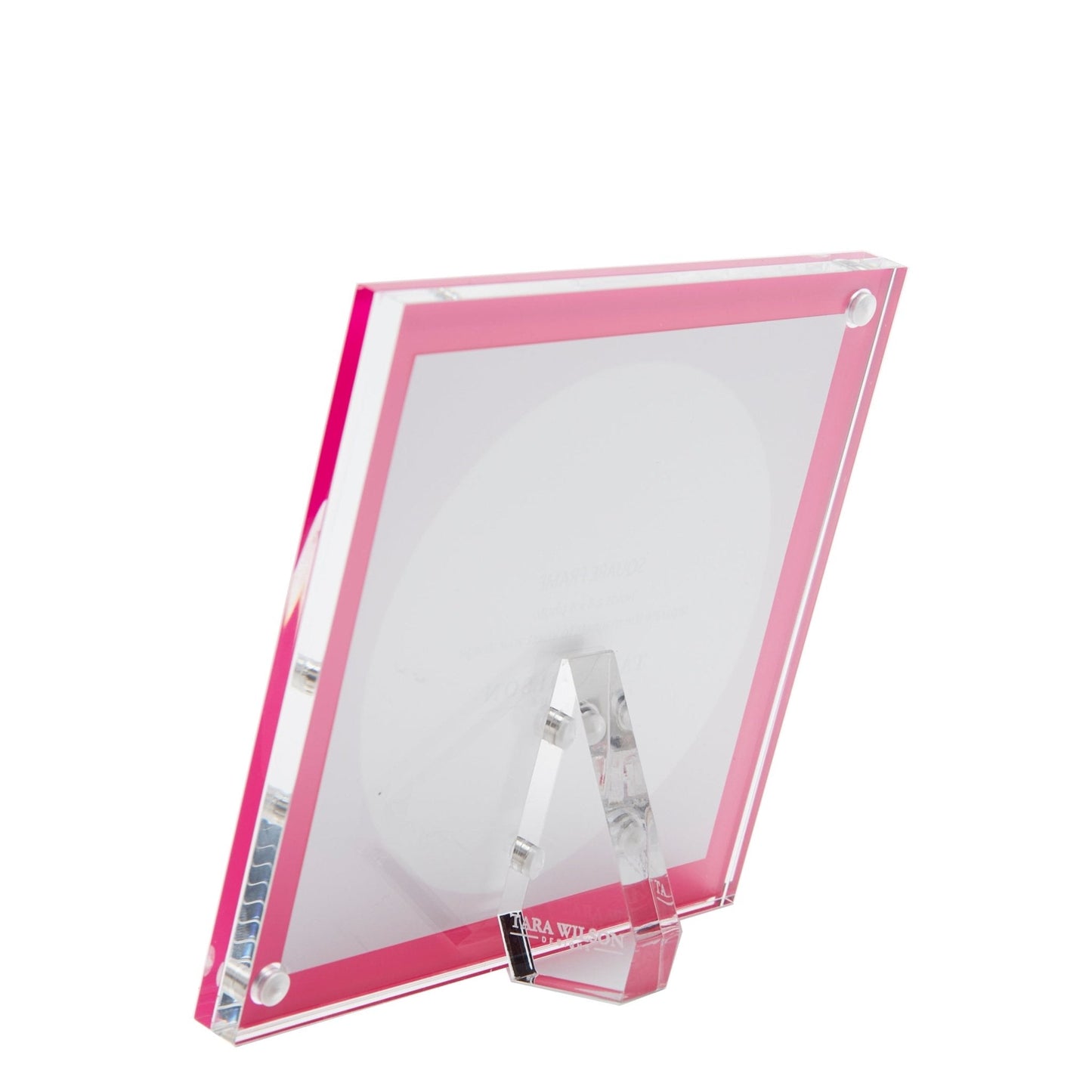 Pink Acrylic 5" x 5" Square Frame
