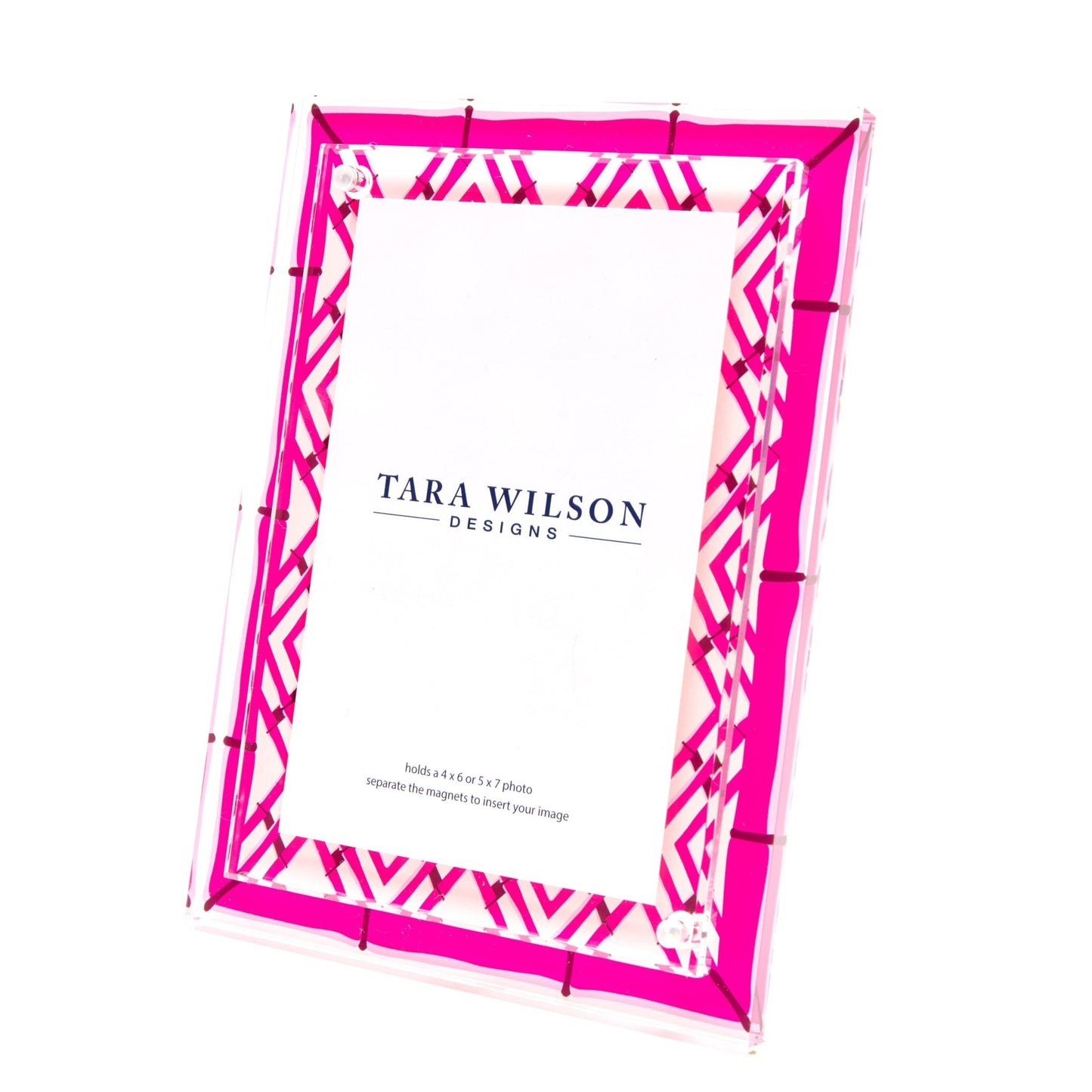 Pink Acrylic Bamboo Frame