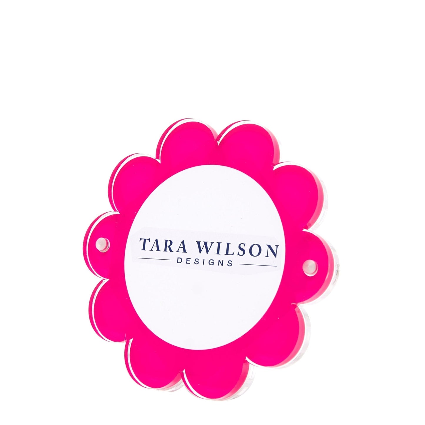 Pink Acrylic Daisy Frame