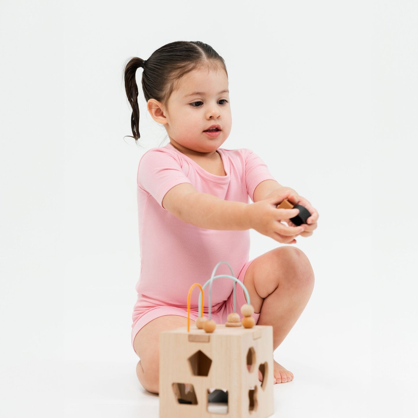 Pink Blossom Short Sleeve Pajamas