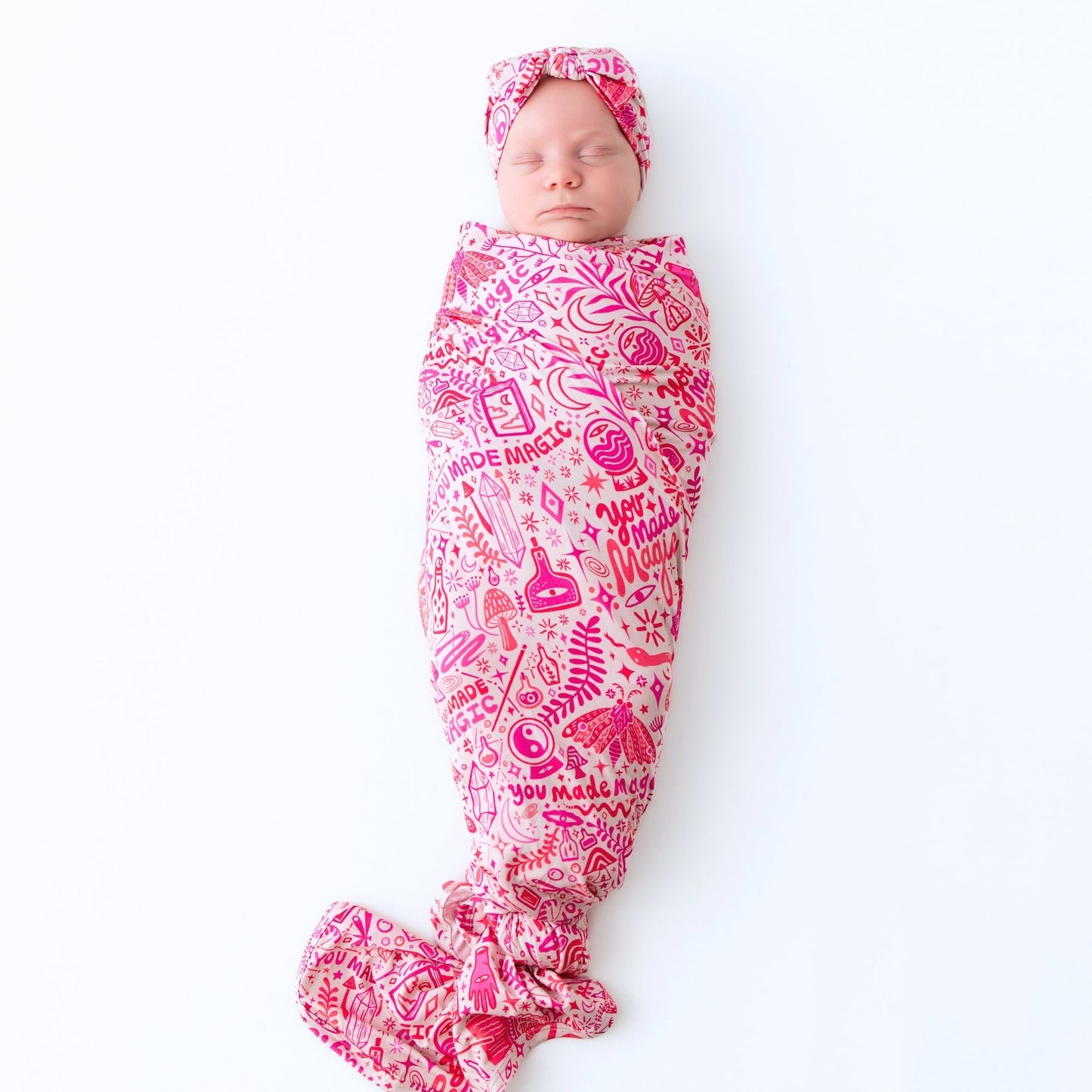 The Forever Swaddle Blanket | Mystic Mama (Pink)