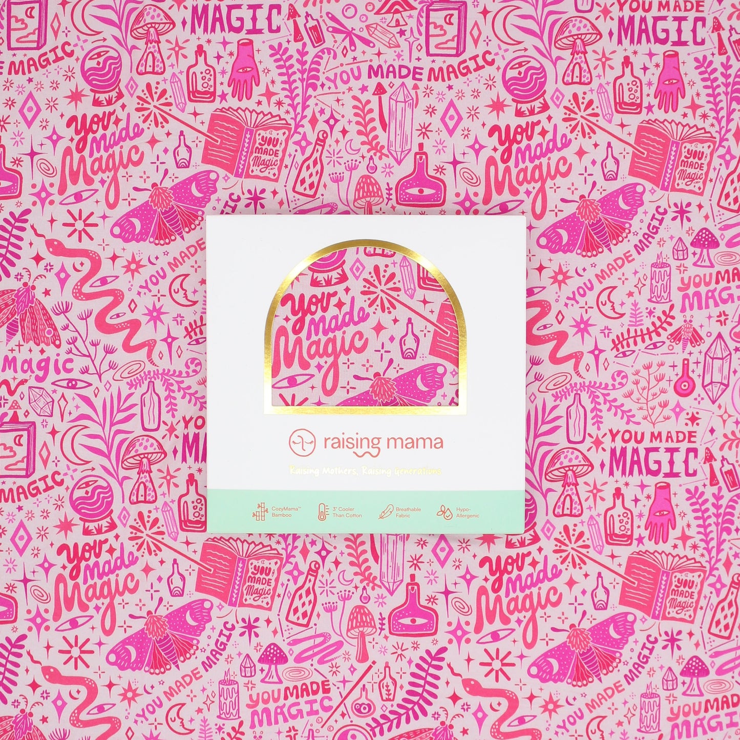 The Forever Swaddle Blanket | Mystic Mama (Pink)