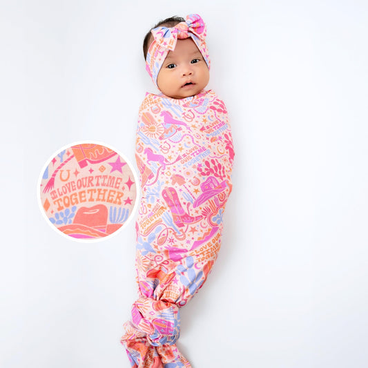 The Forever Swaddle Blanket | Saddle Up