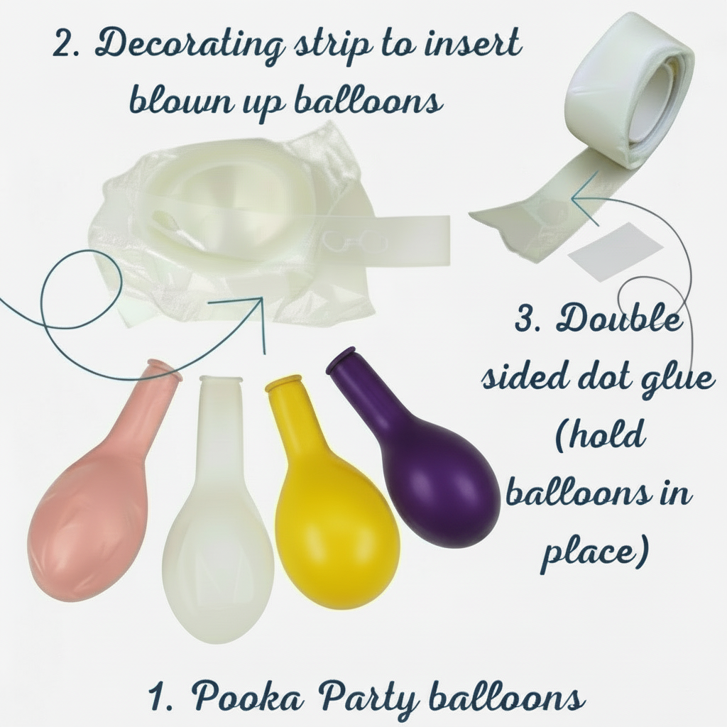 Mermaid Unicorn Balloon Garland Kit – Pink Yellow White Purple (50+ Pack)