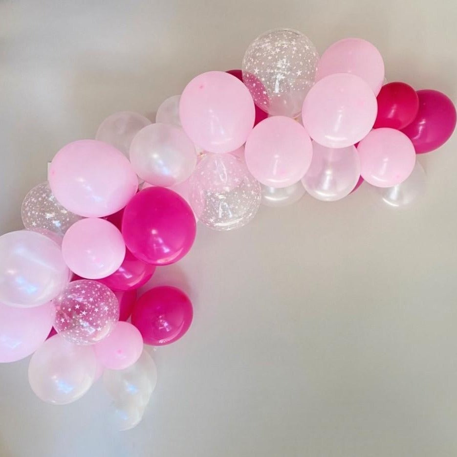Pink Blend & Stars Balloon Garland Kit (50+ Pack)