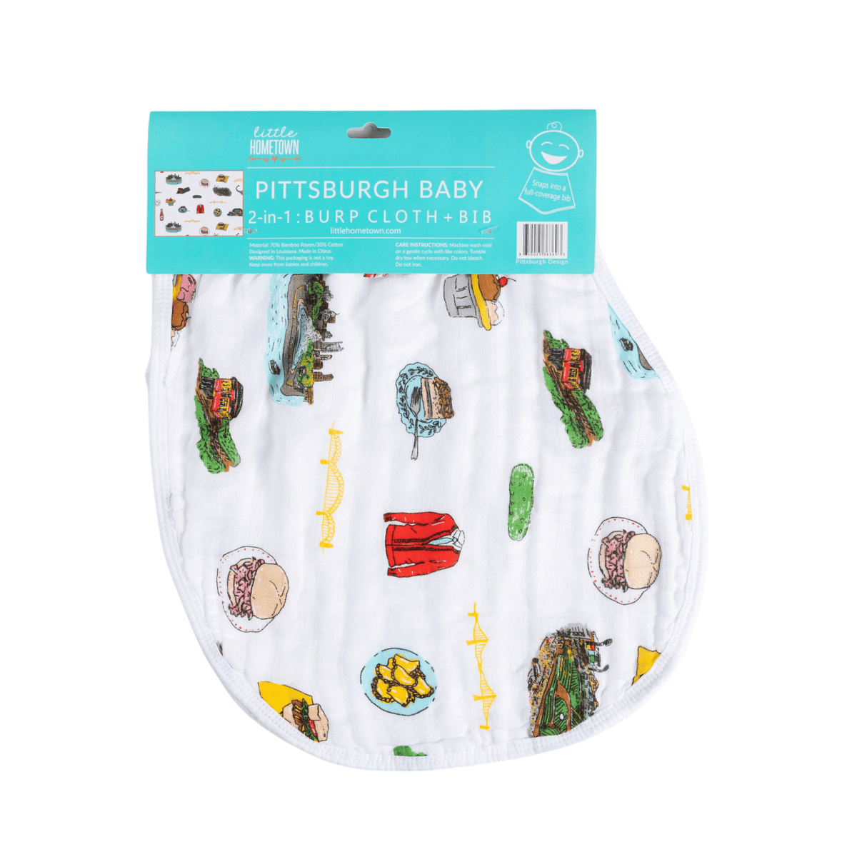 Pittsburgh Baby (On Pointe) Gift Bundle Extra Large Bamboo Cotton