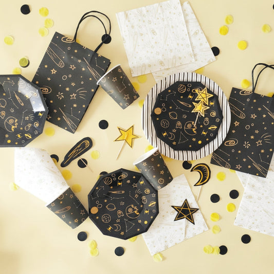 Space Birthday Party Supplies Kit – Planets, Stars, Galaxias | Party in a Box