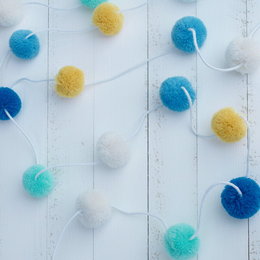 Colorful Pompom Garland