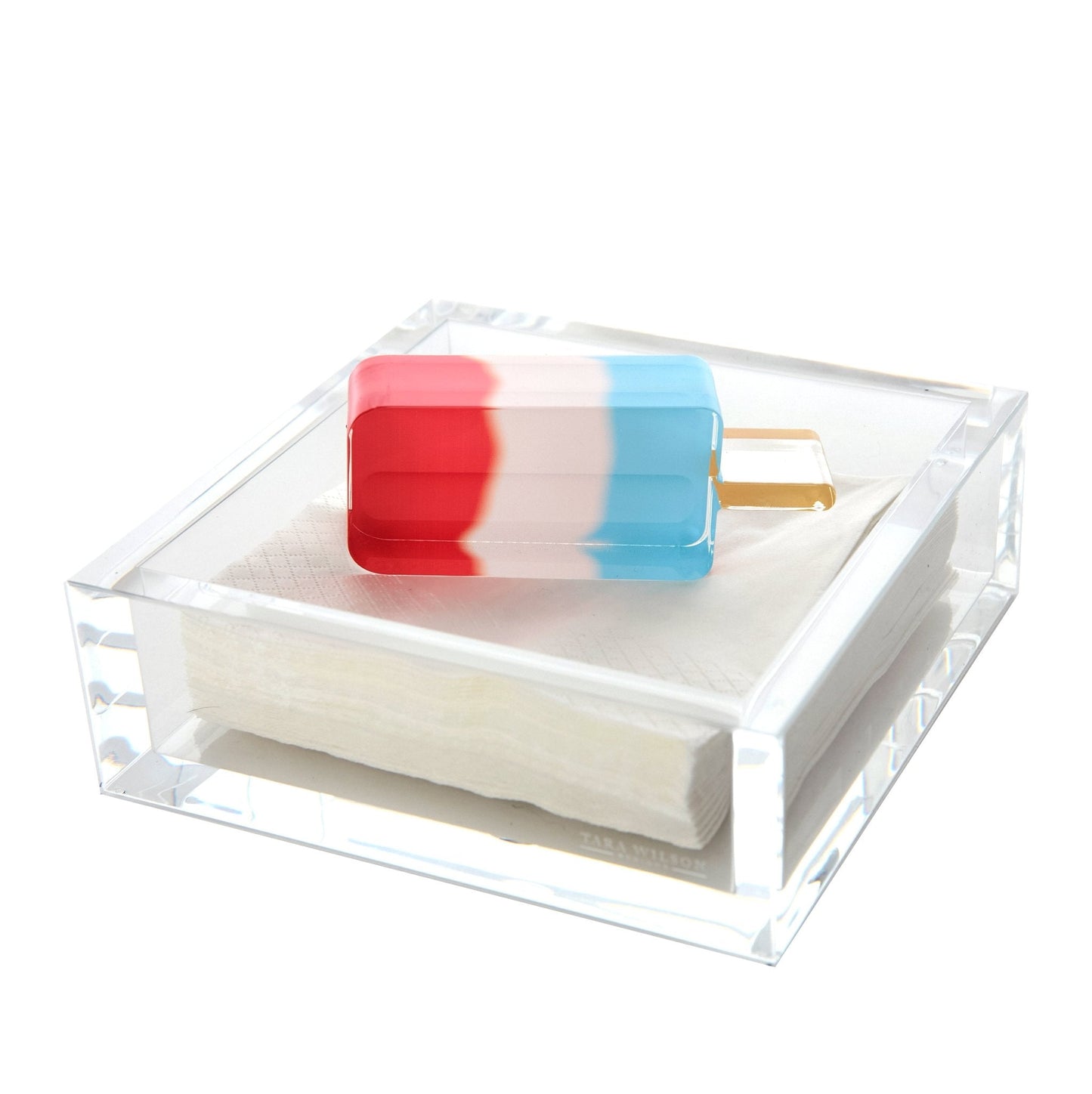 Popsicle Acrylic Cocktail Napkin Holder