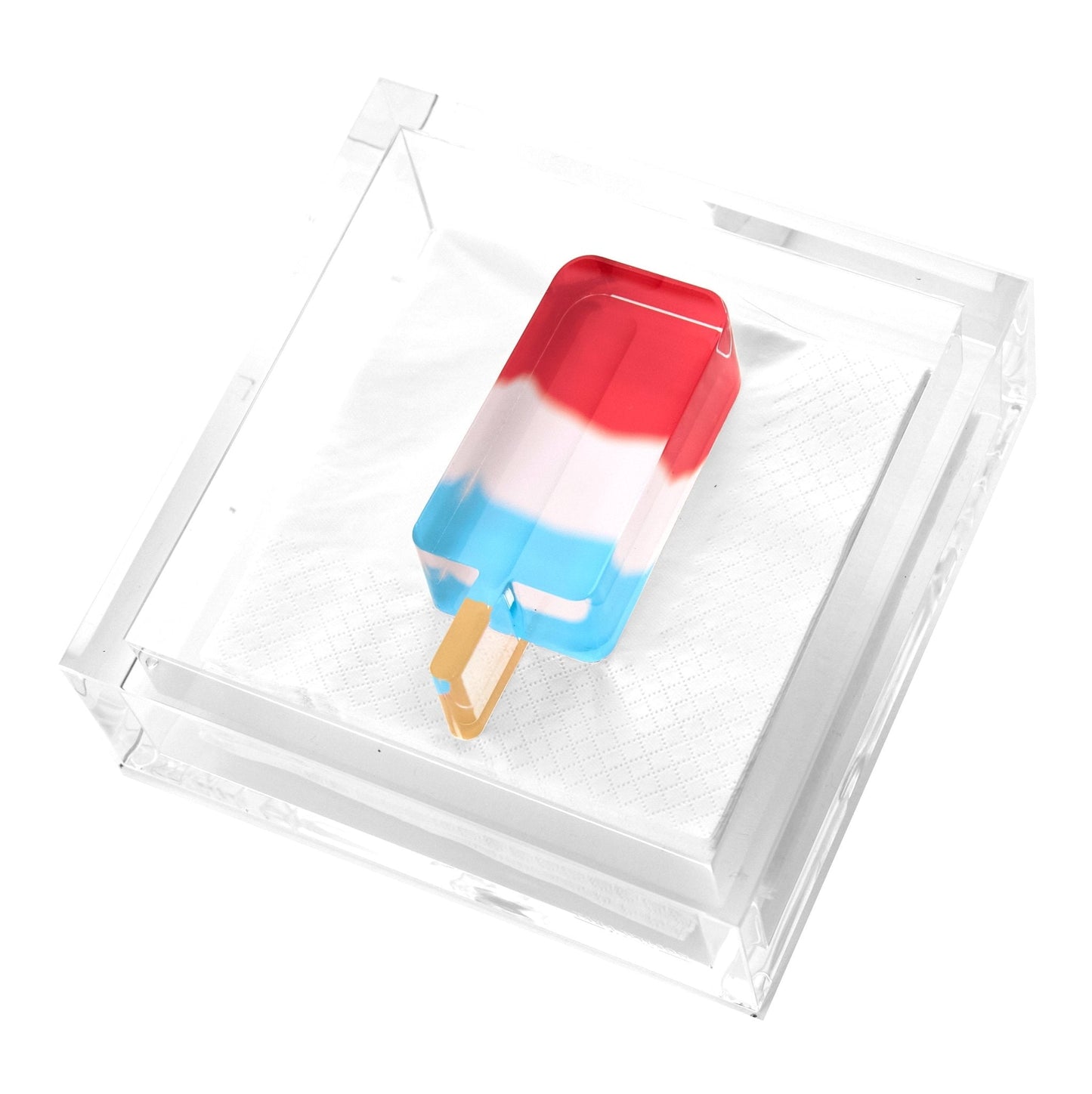 Popsicle Acrylic Cocktail Napkin Holder