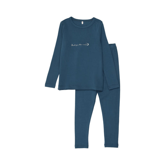 Shoot for the Moon PJ- Royal Blue