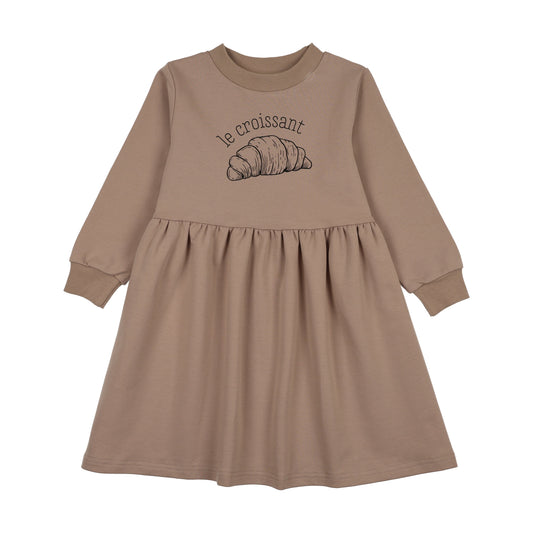 Le Croissant Dress-Toffee