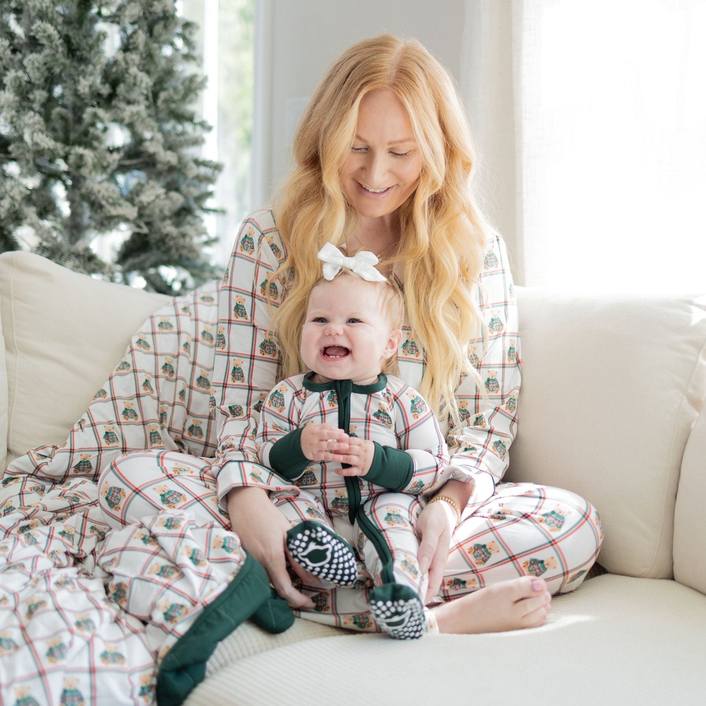 Vintage Teddy Baby PJs