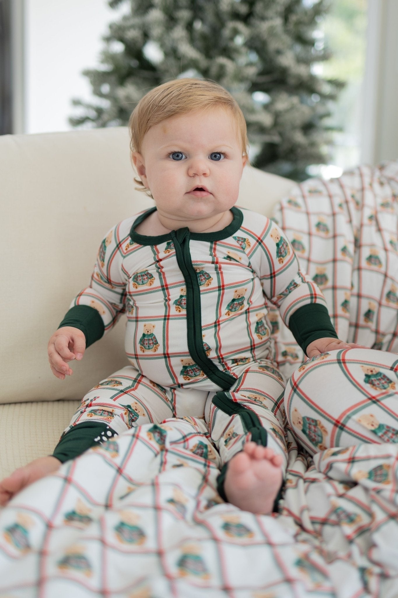 Vintage Teddy Baby PJs