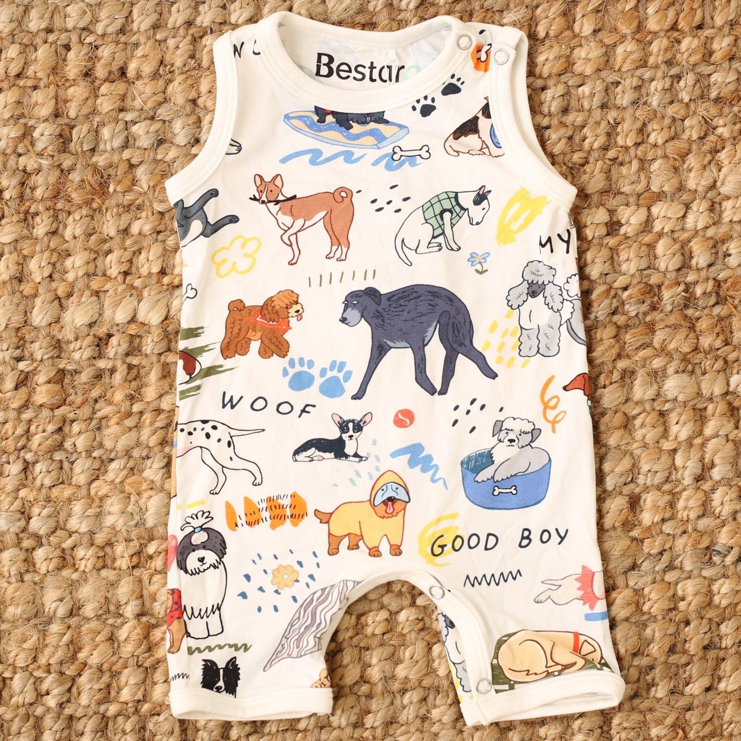 Puppy Pals White Shortall