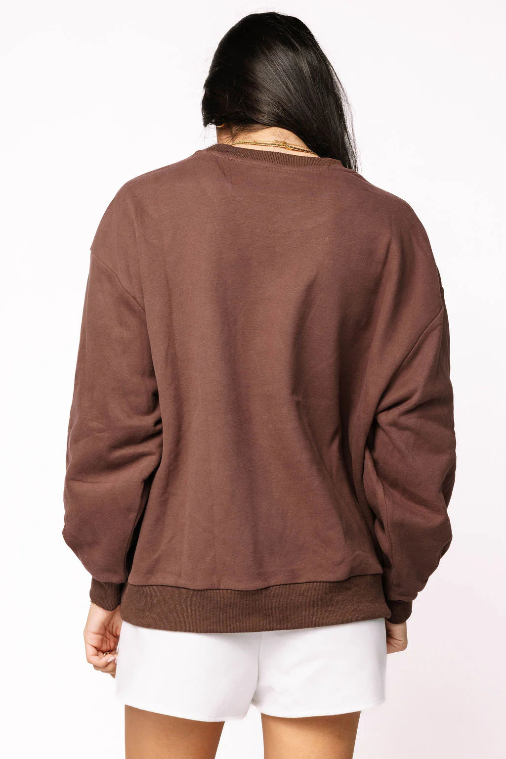 Queen of Sparkles Brown Rainbow Flower Turkey Sweatshirt - Adult