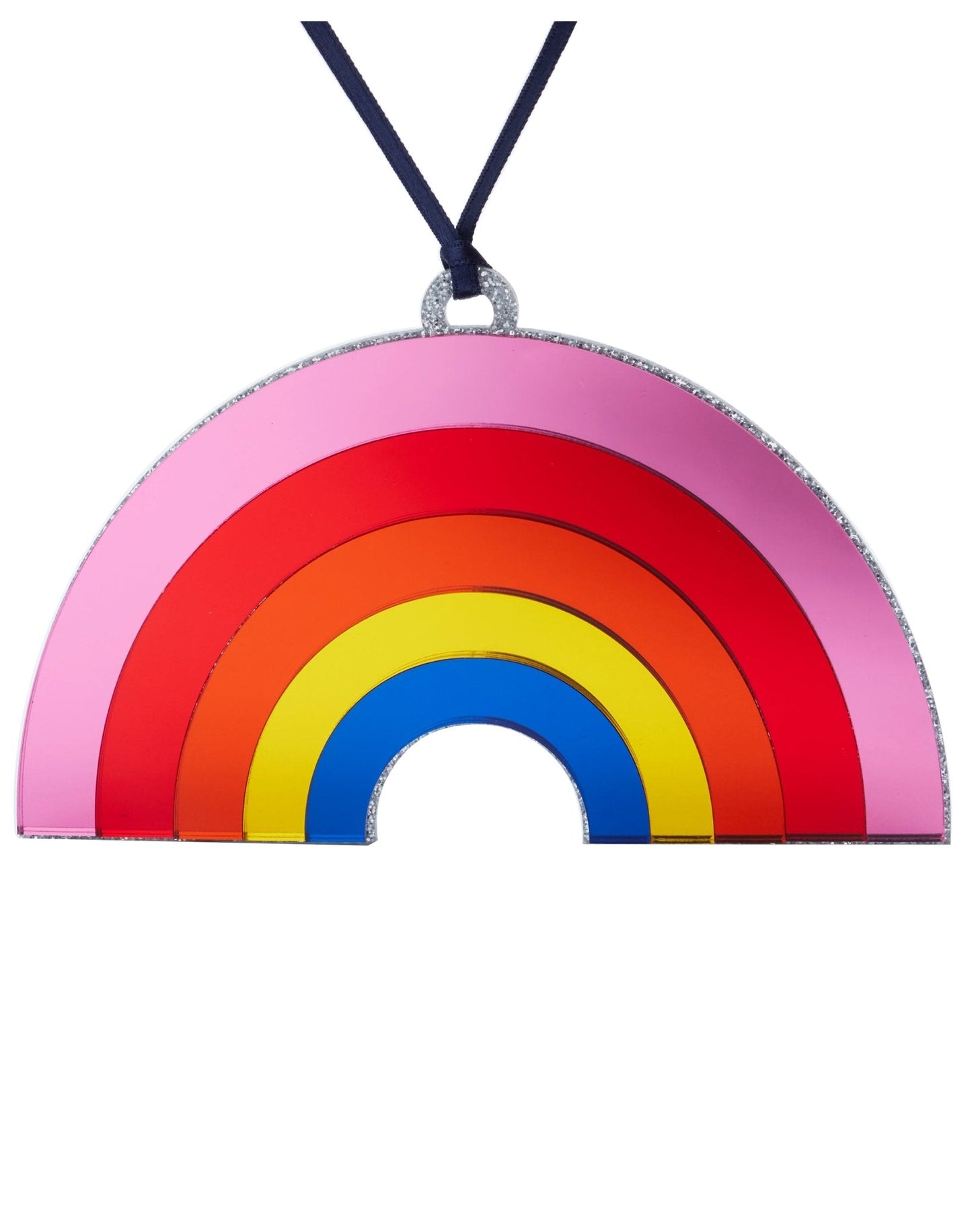 Rainbow Mirrored Acrylic Ornament